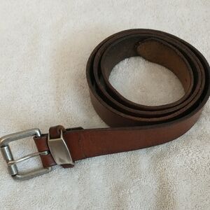 Men's Brown Genuine Leather Belt, Size Large‎ (40)